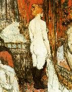 Henri de toulouse-lautrec Weiblicher akt vor der Spiegel oil painting reproduction
